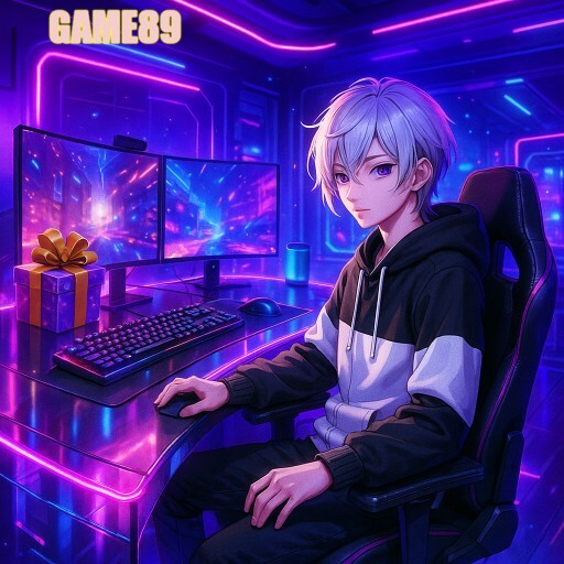 Imagem promocional da GAME89 mostrando a plataforma e suas vantagens